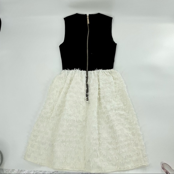 French Connection Summer Sky Fringe Dress New - Picture 11 of 16